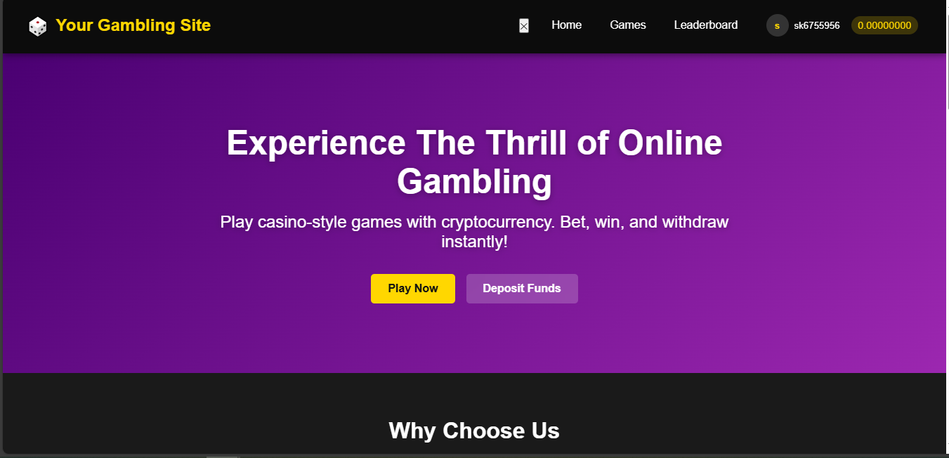 Gambling Investment PHP Script